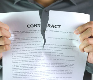Rupture de contrat